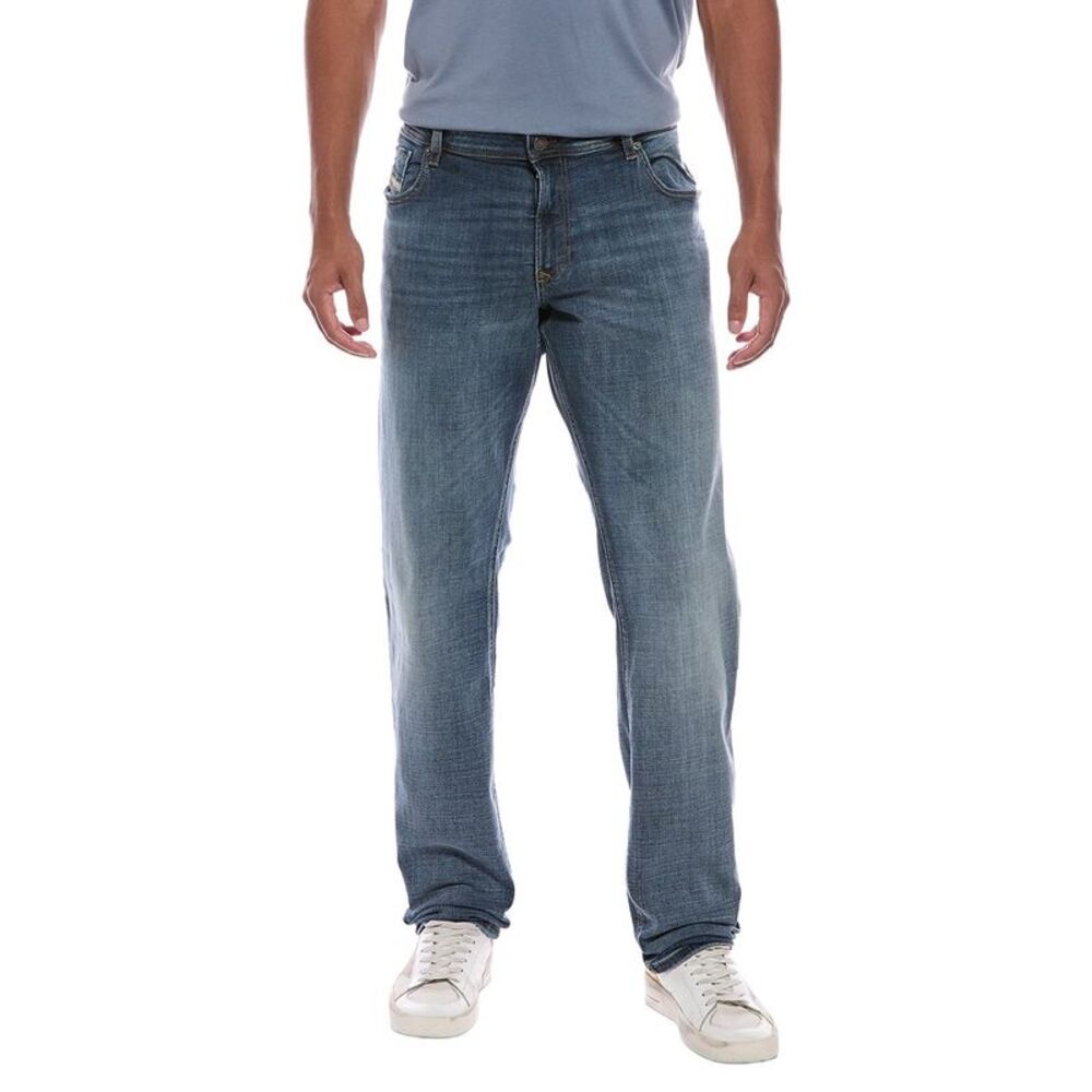 Diesel Mens Sleenker Low Waist Skinny Jean, Blue